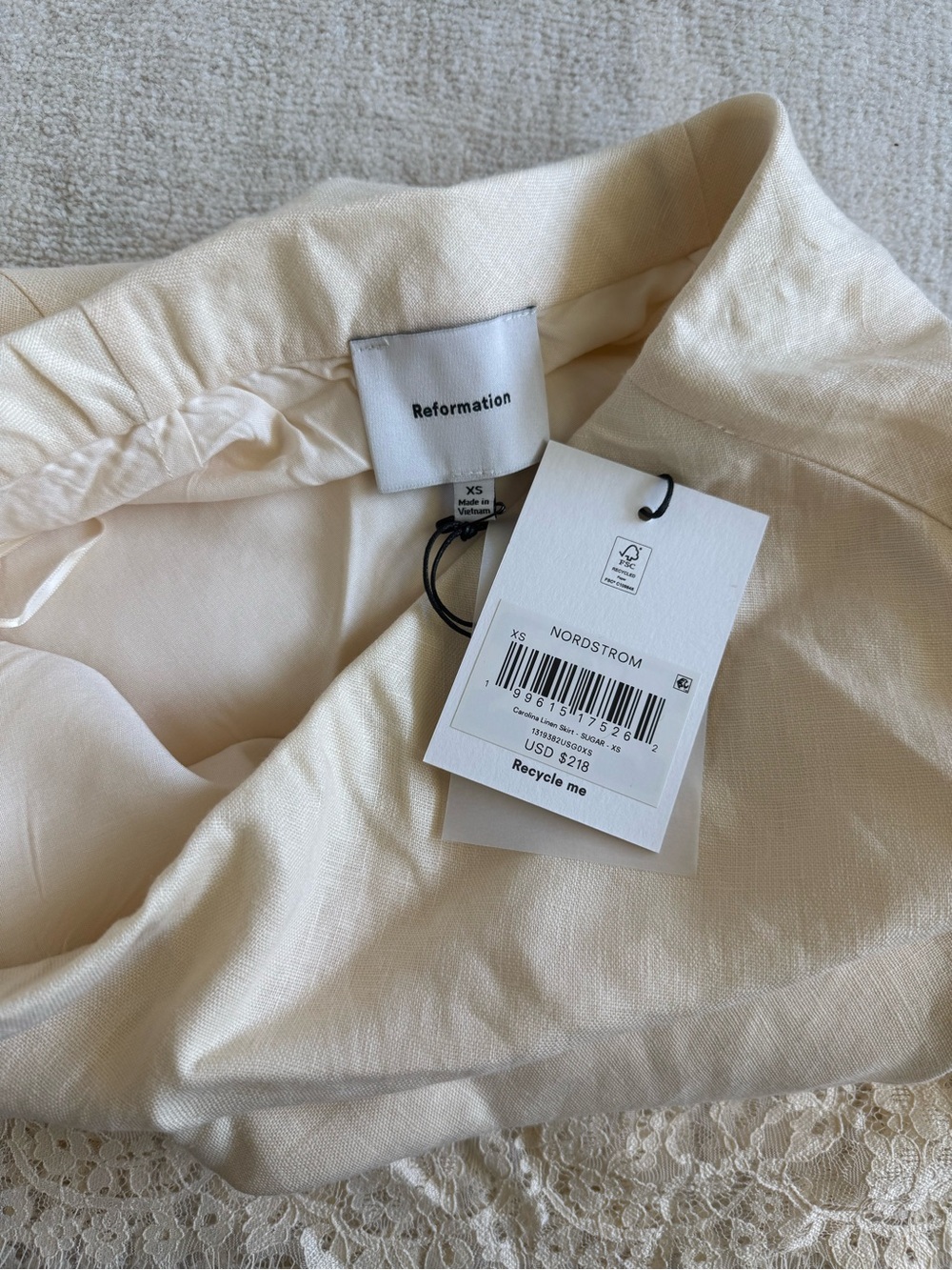 REFORMATION Carolina Linen Skirt - Picture 5 of 5